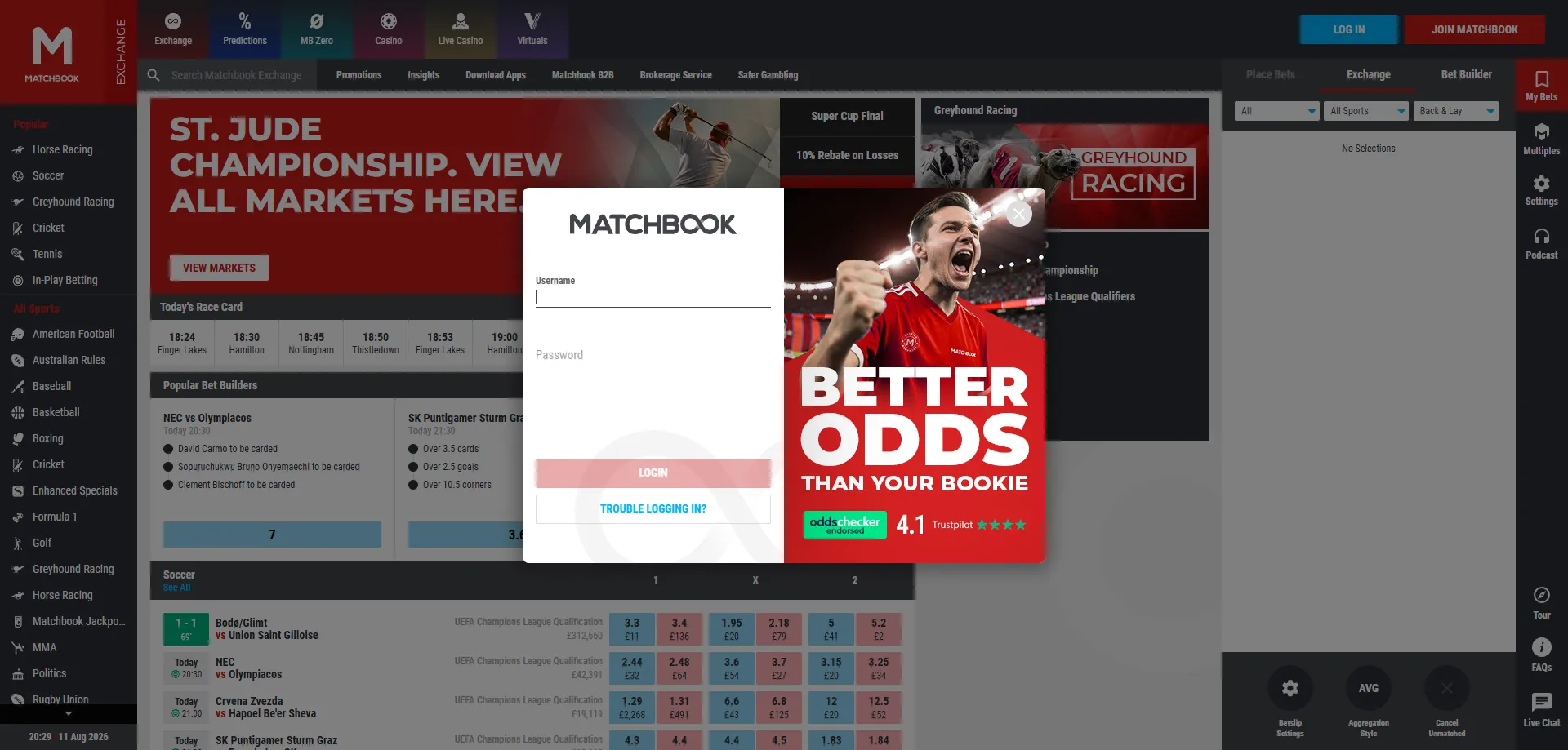 Matchbook Casino inicio de sesión — acceso rápido a tu cuenta